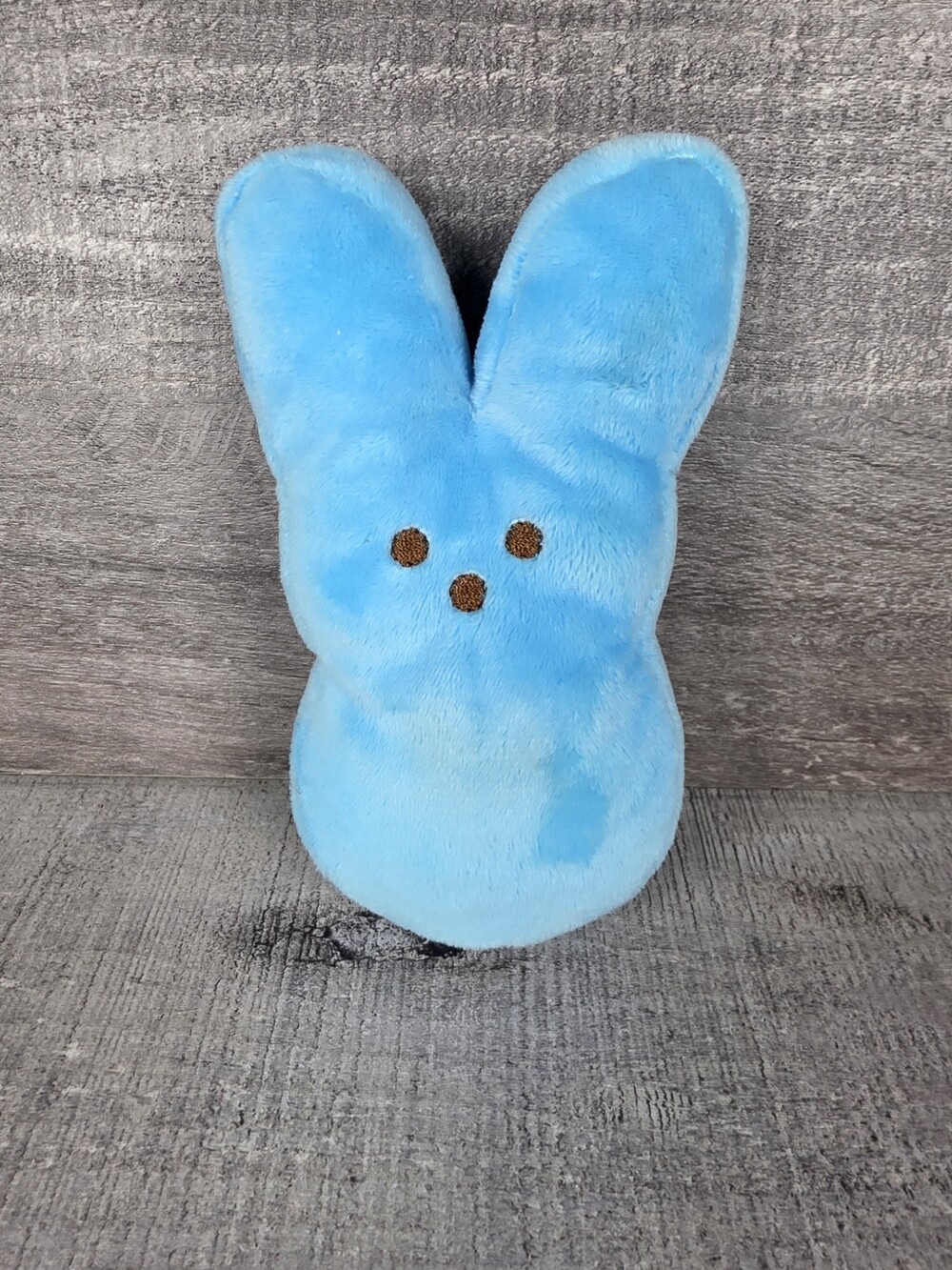 Minu Peeps Blue Bunny Plush Easter 5" Stuffed Animal Soft Toy b222